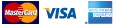 PayPal Master card, Visa, American Express